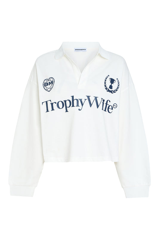 TROPHY WIFE BOXY RUGBY L/S