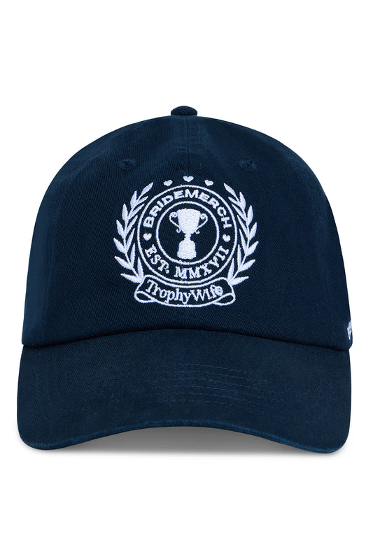 TROPHY WIFE CREST DAD HAT NAVY