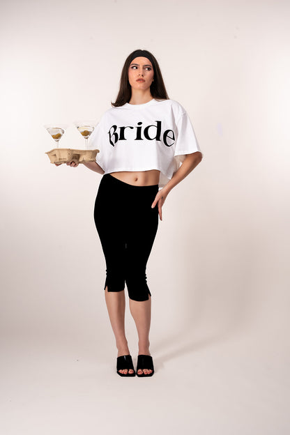 Bride Boxy Crop Tee