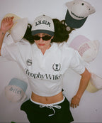 Wifey Collegiate Trucker Hat – Cream/Navy