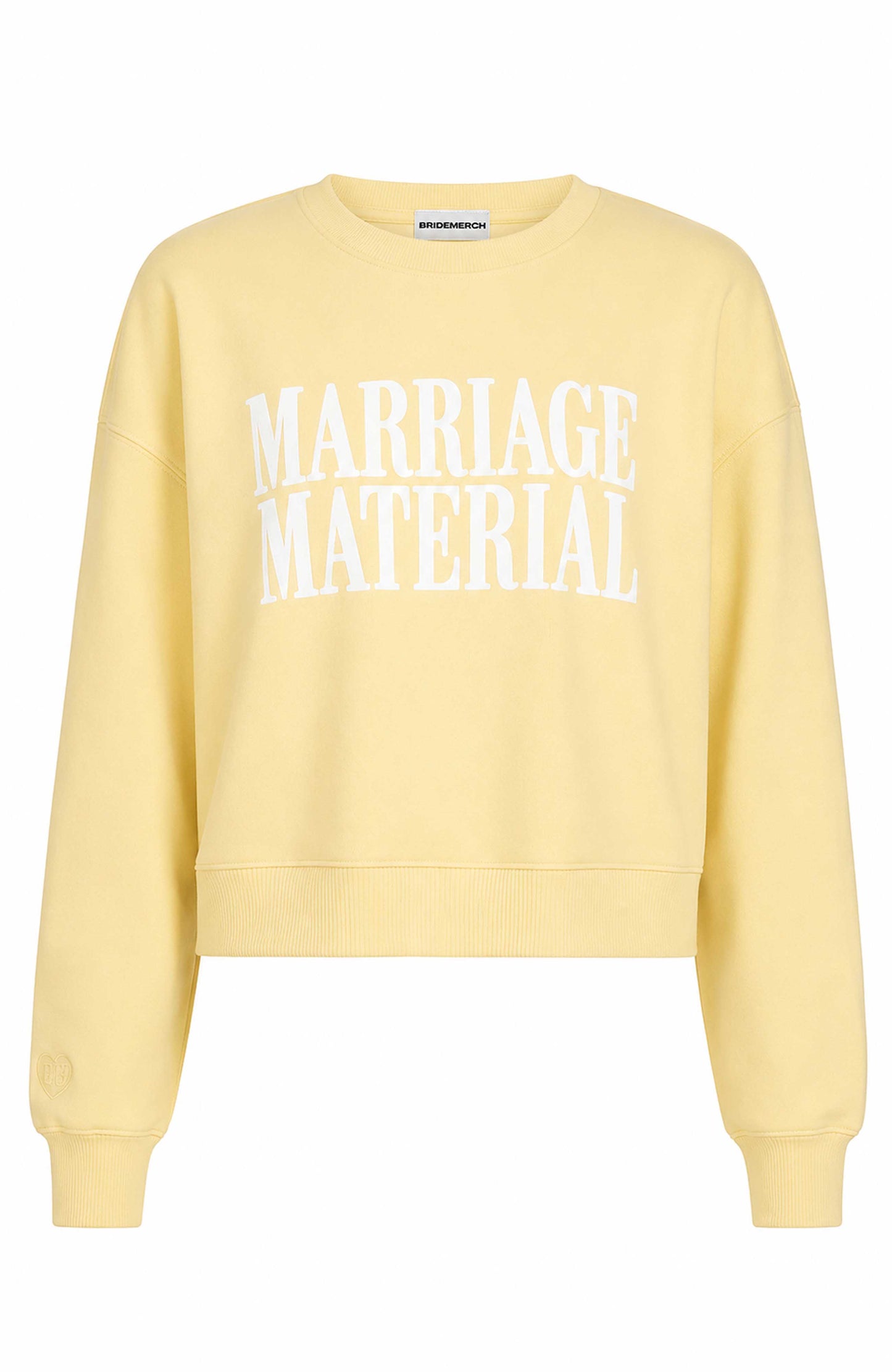 MARRIAGE MATERIAL™ Collection CROP CREW YELLOW