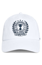 TROPHY WIFE CREST DAD HAT WHITE
