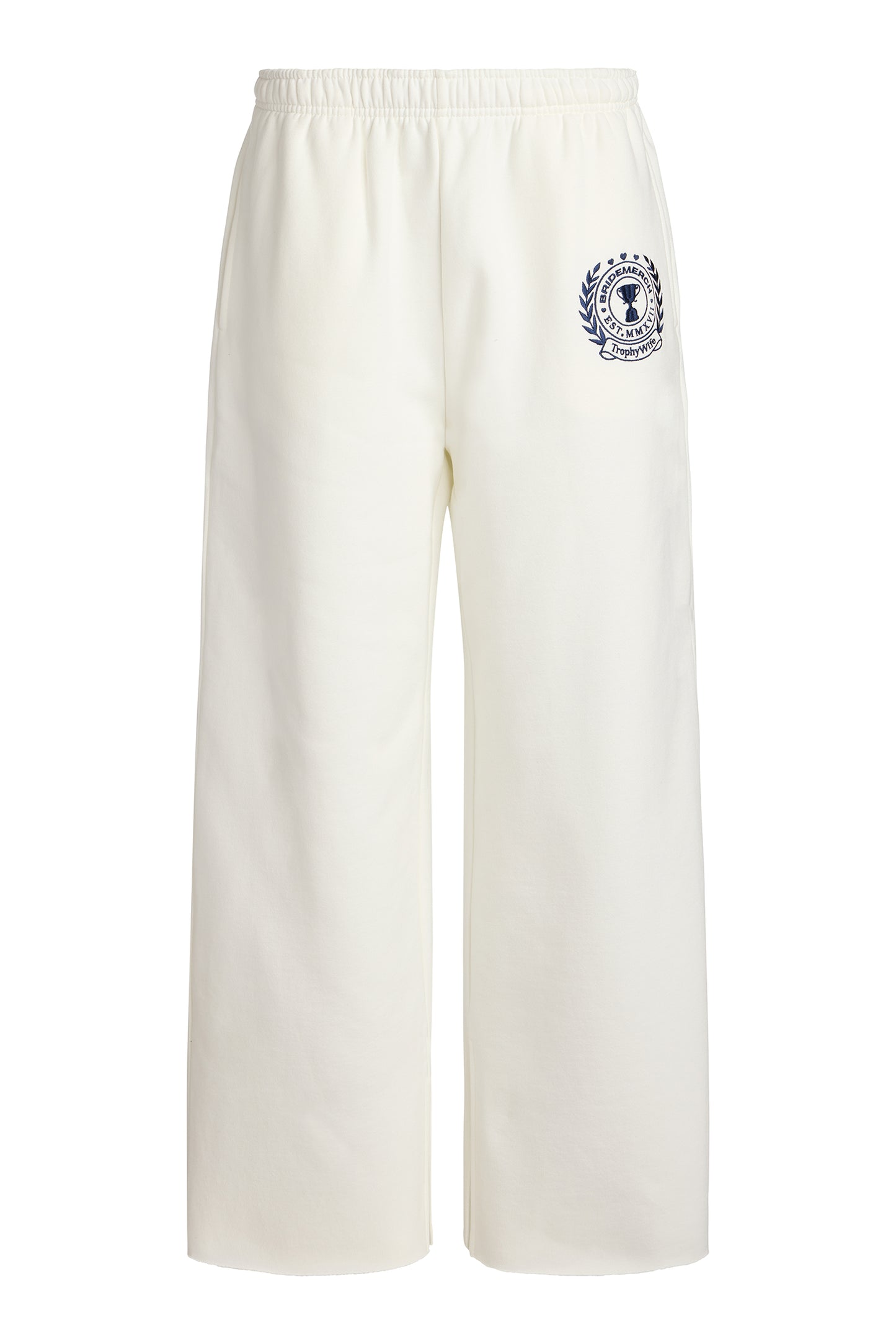 TROPHY WIFE WIDE LEG - WHITE