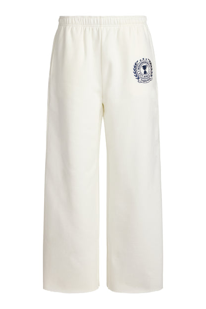 TROPHY WIFE WIDE LEG - WHITE