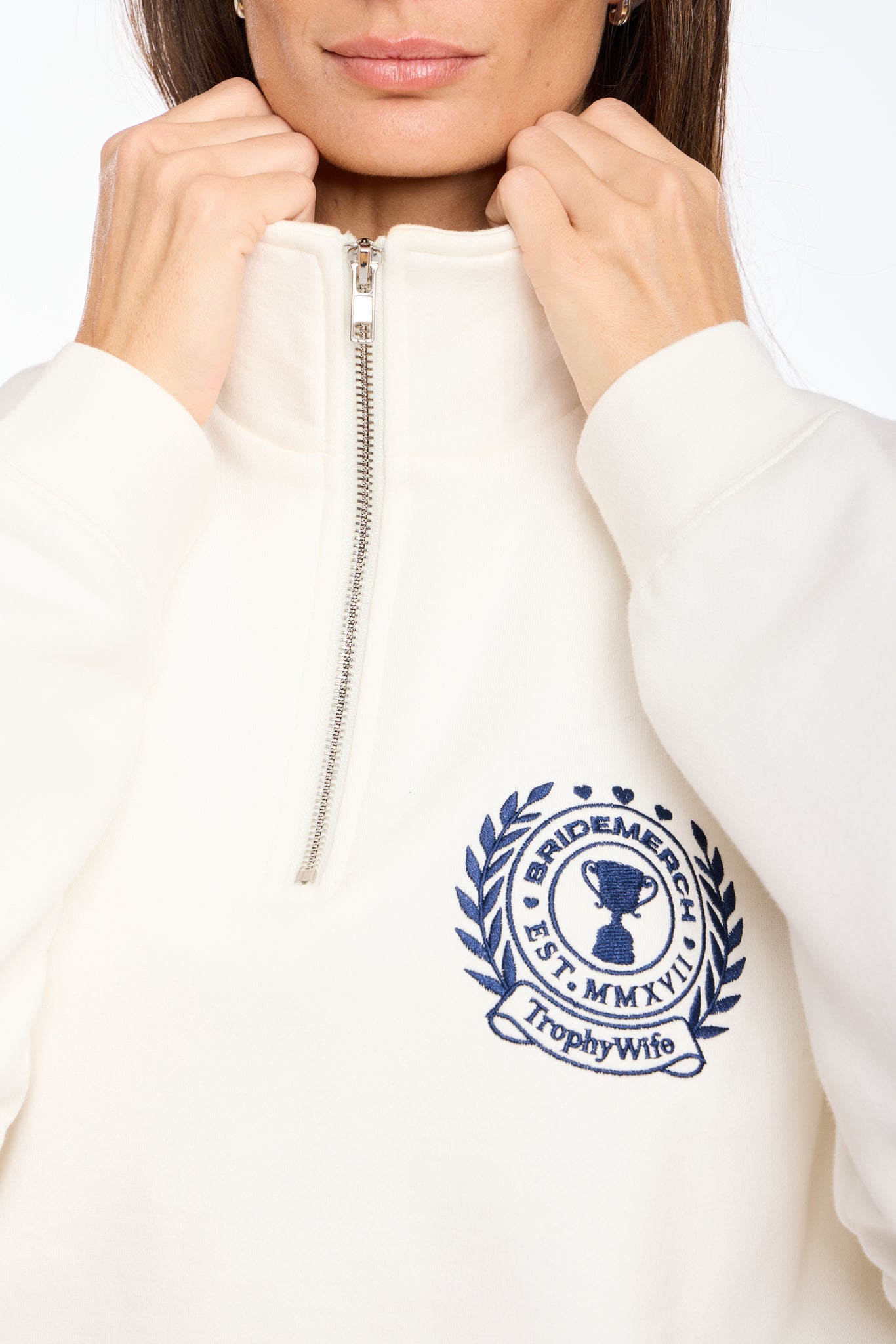 TROPHY WIFE HALF ZIP