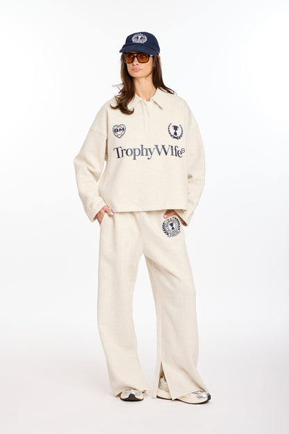 TROPHY WIFE WIDE LEG - GREY