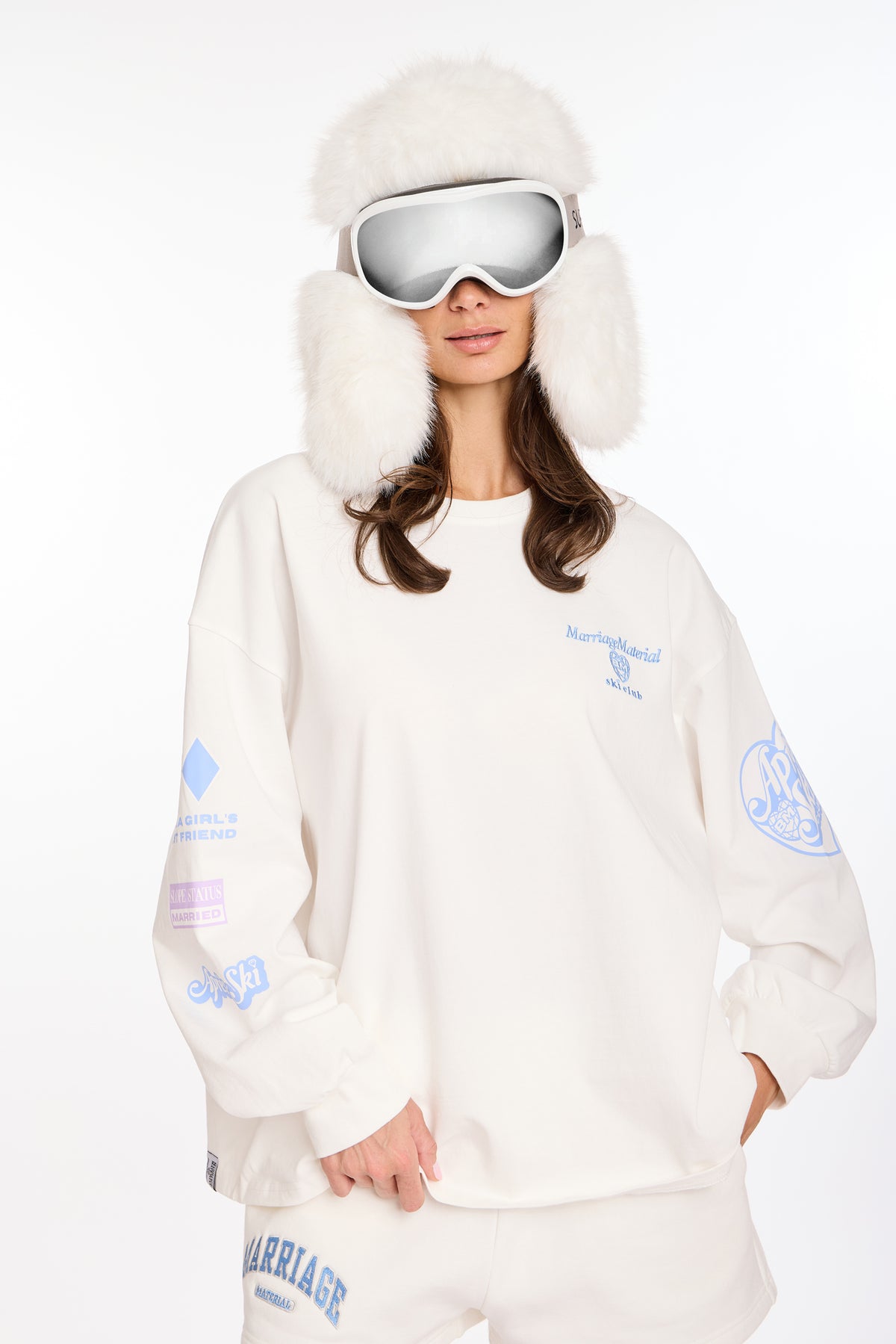 MARRIAGE MATERIAL™ Collection SKI CLUB L/S CREW