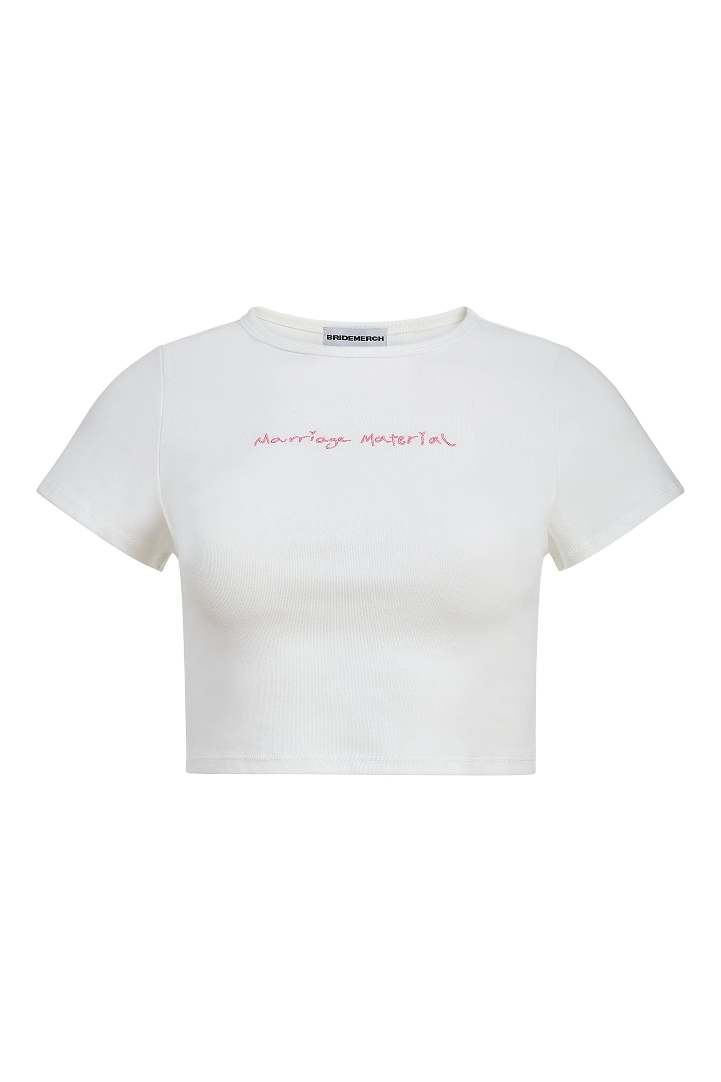 MARRIAGE MATERIAL™ BABY TEE (PINK)