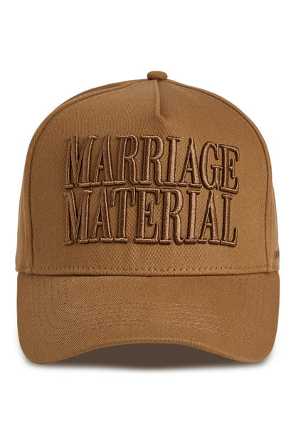 MARRIAGE MATERIAL TRUCKER (TONAL BROWN)