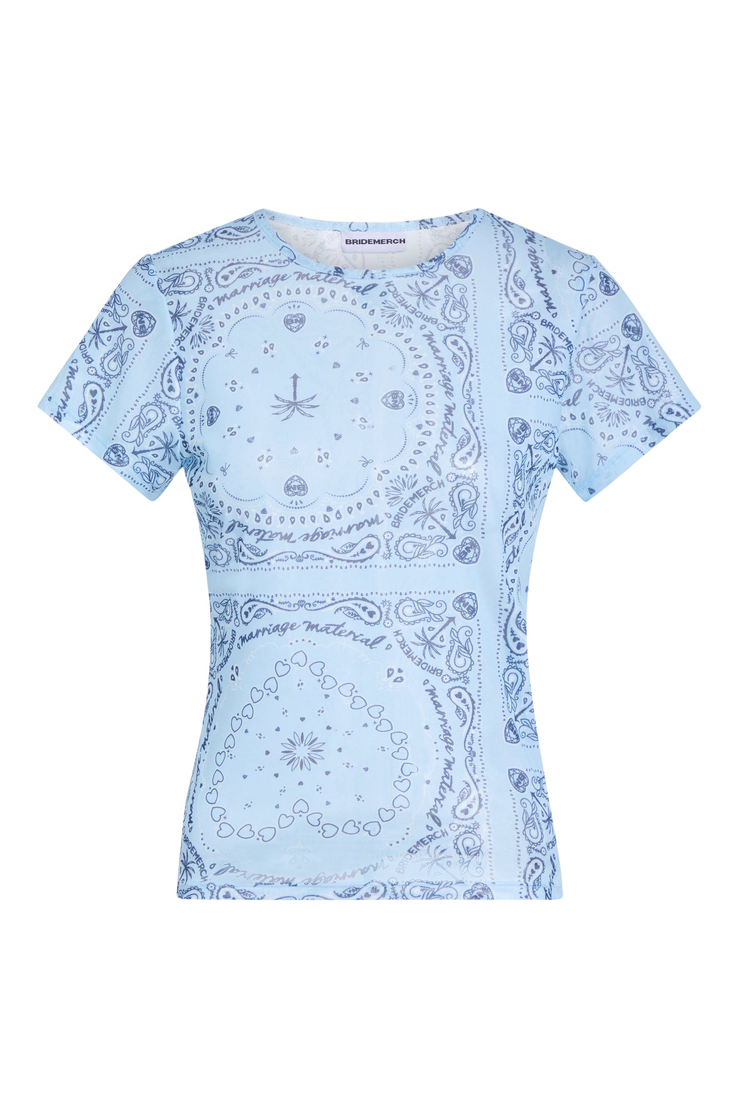 BANDANA MESH BABY TEE