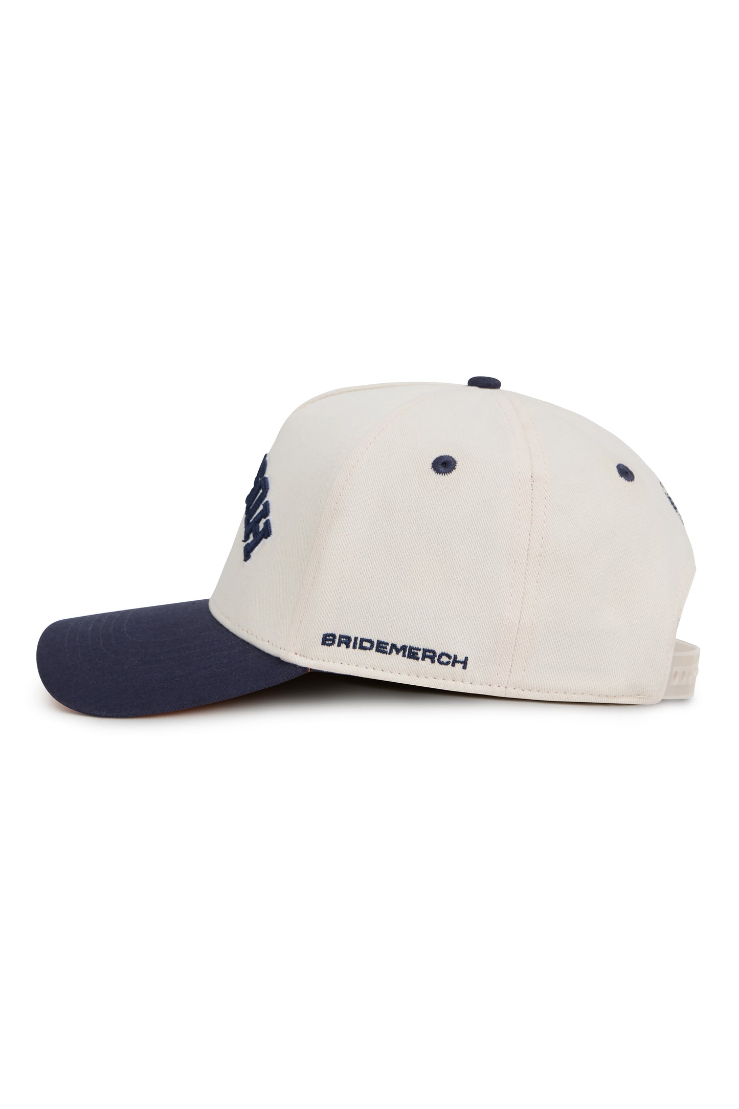 Husband Collegiate Trucker Hat – Cream/Navy
