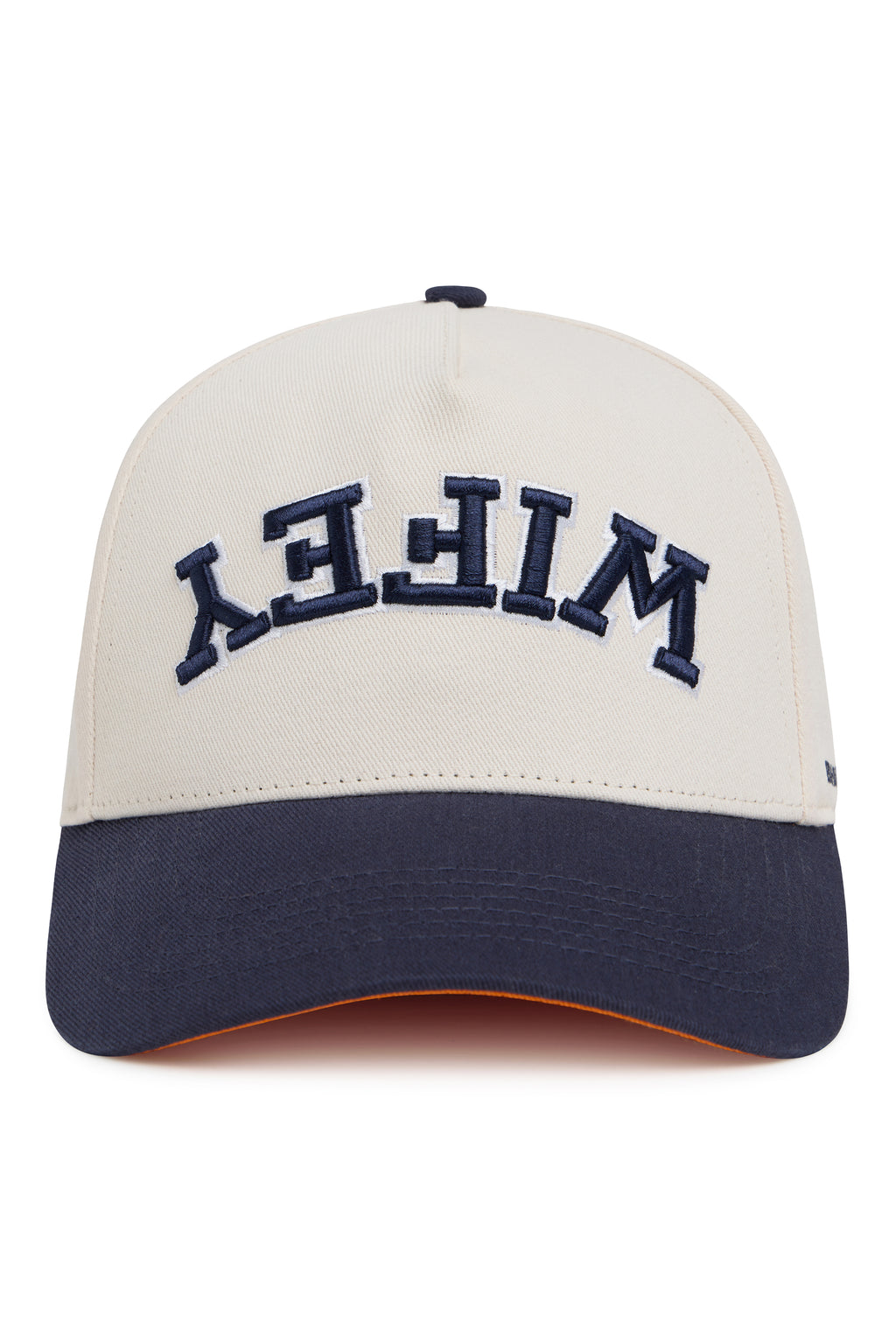Wifey Collegiate Trucker Hat – Cream/Navy