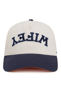 Wifey Collegiate Trucker Hat – Cream/Navy