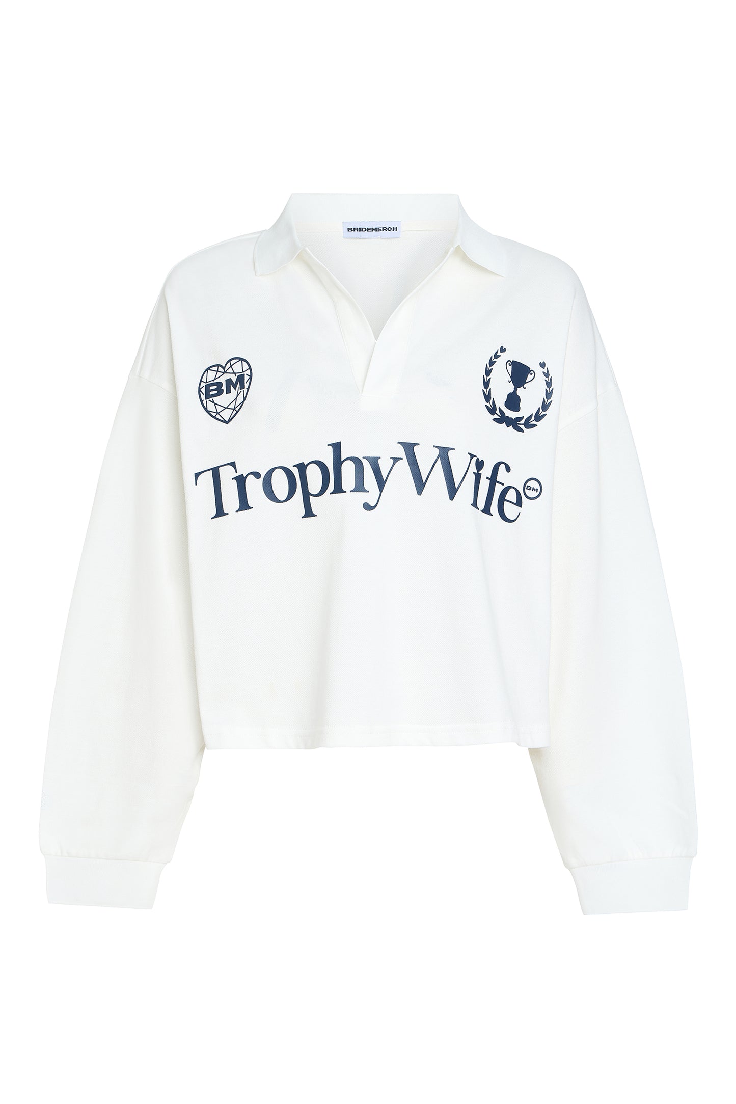 TROPHY WIFE BOXY RUGBY L/S