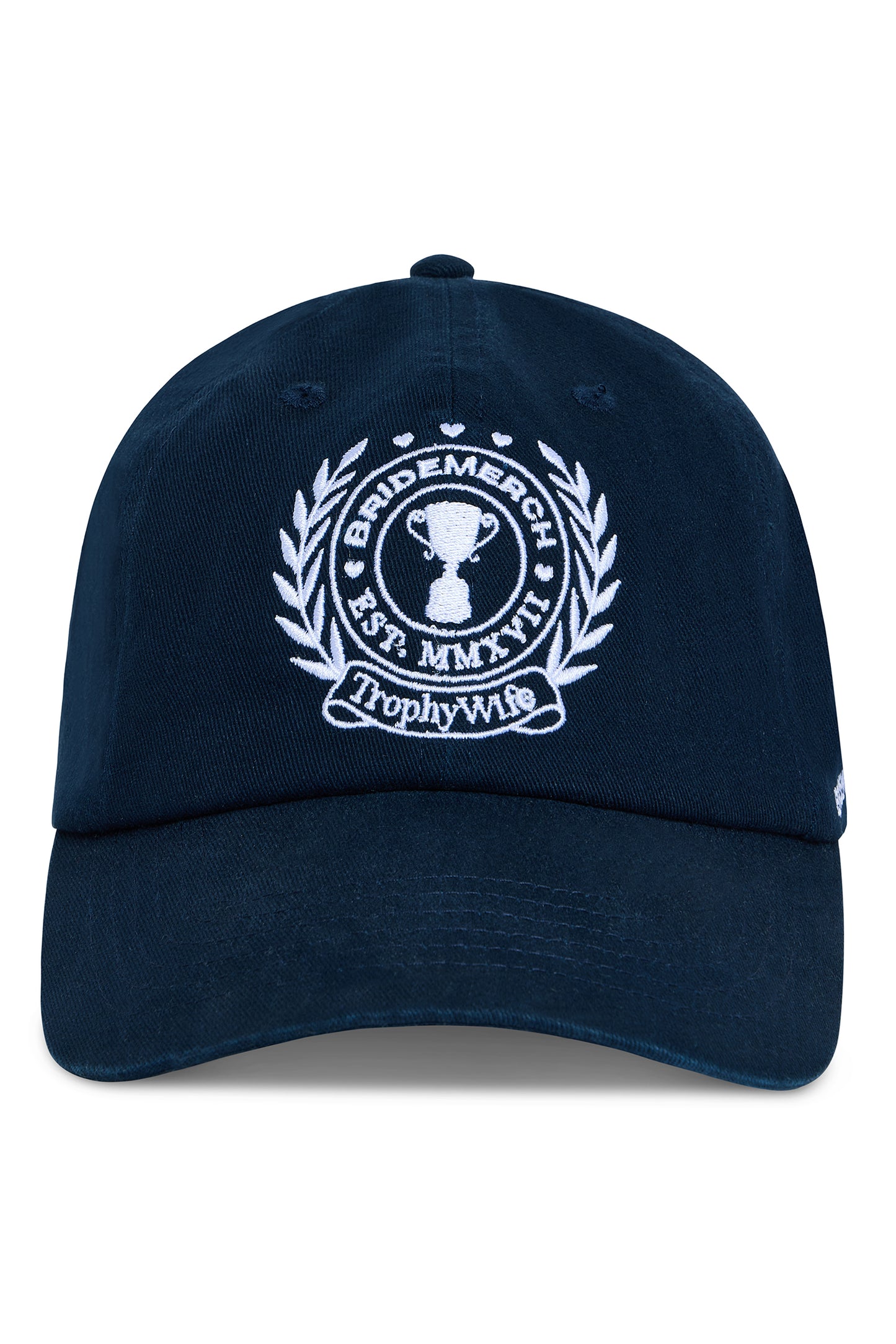 TROPHY WIFE CREST DAD HAT NAVY