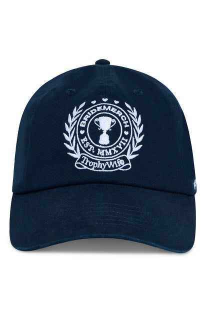 TROPHY WIFE CREST DAD HAT NAVY