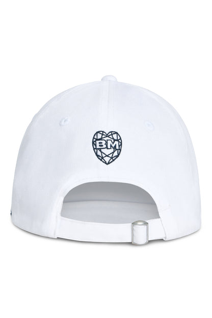TROPHY WIFE CREST DAD HAT WHITE
