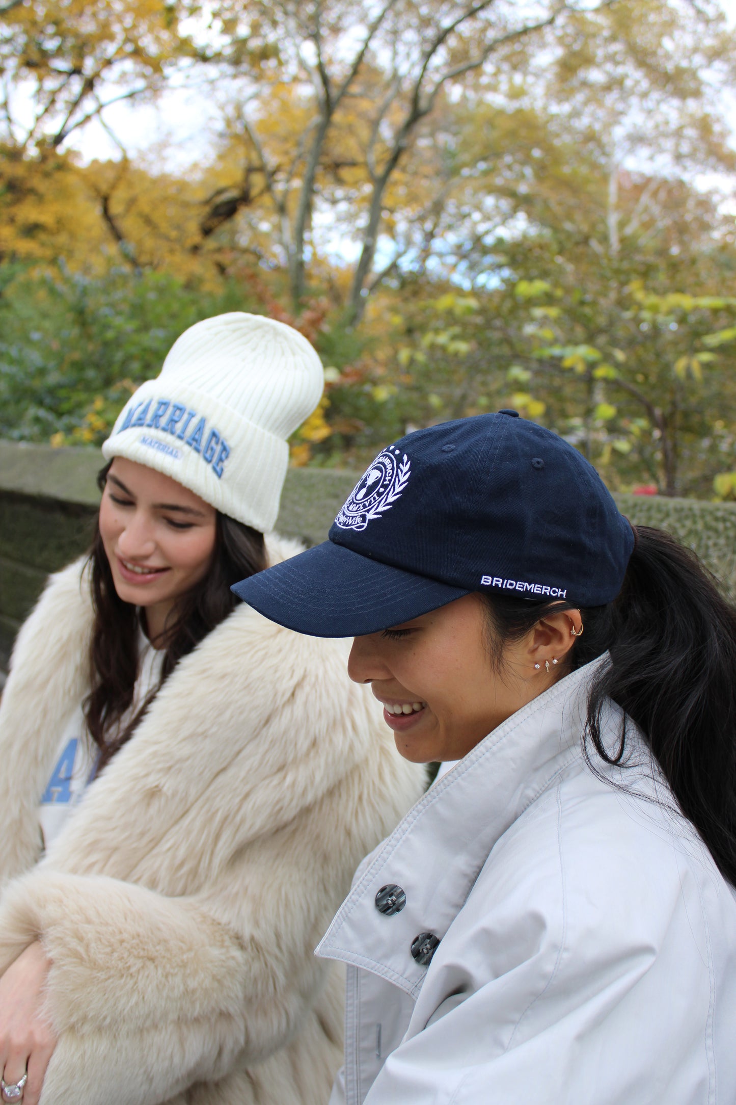 TROPHY WIFE CREST DAD HAT NAVY