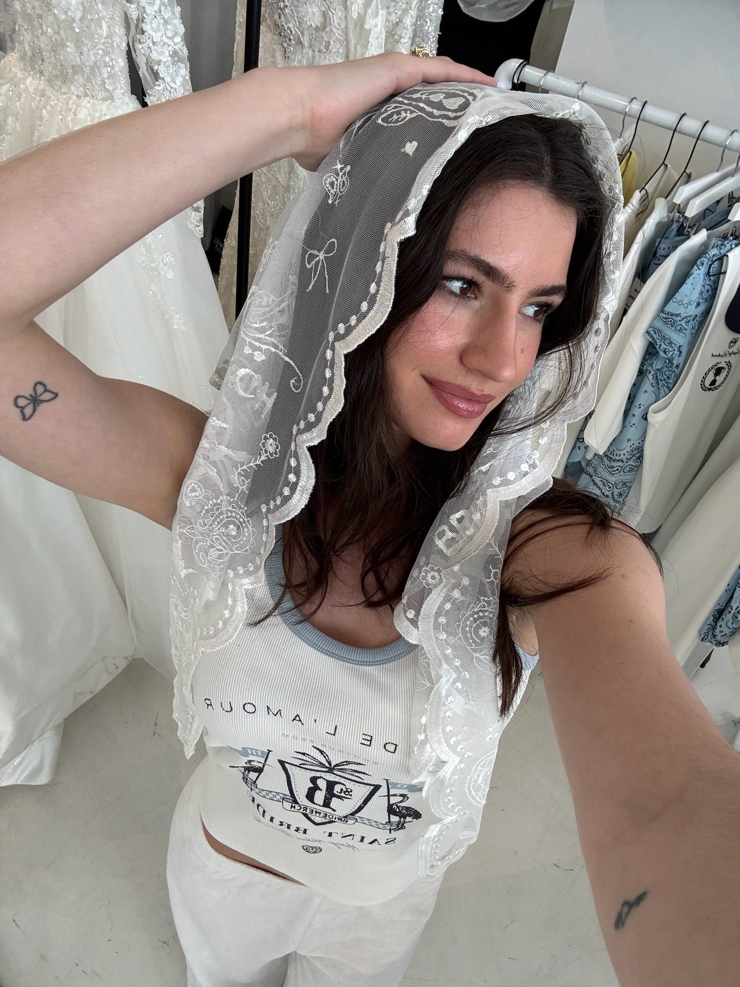 BANDANA EMBROIDERED HEAD SCARF