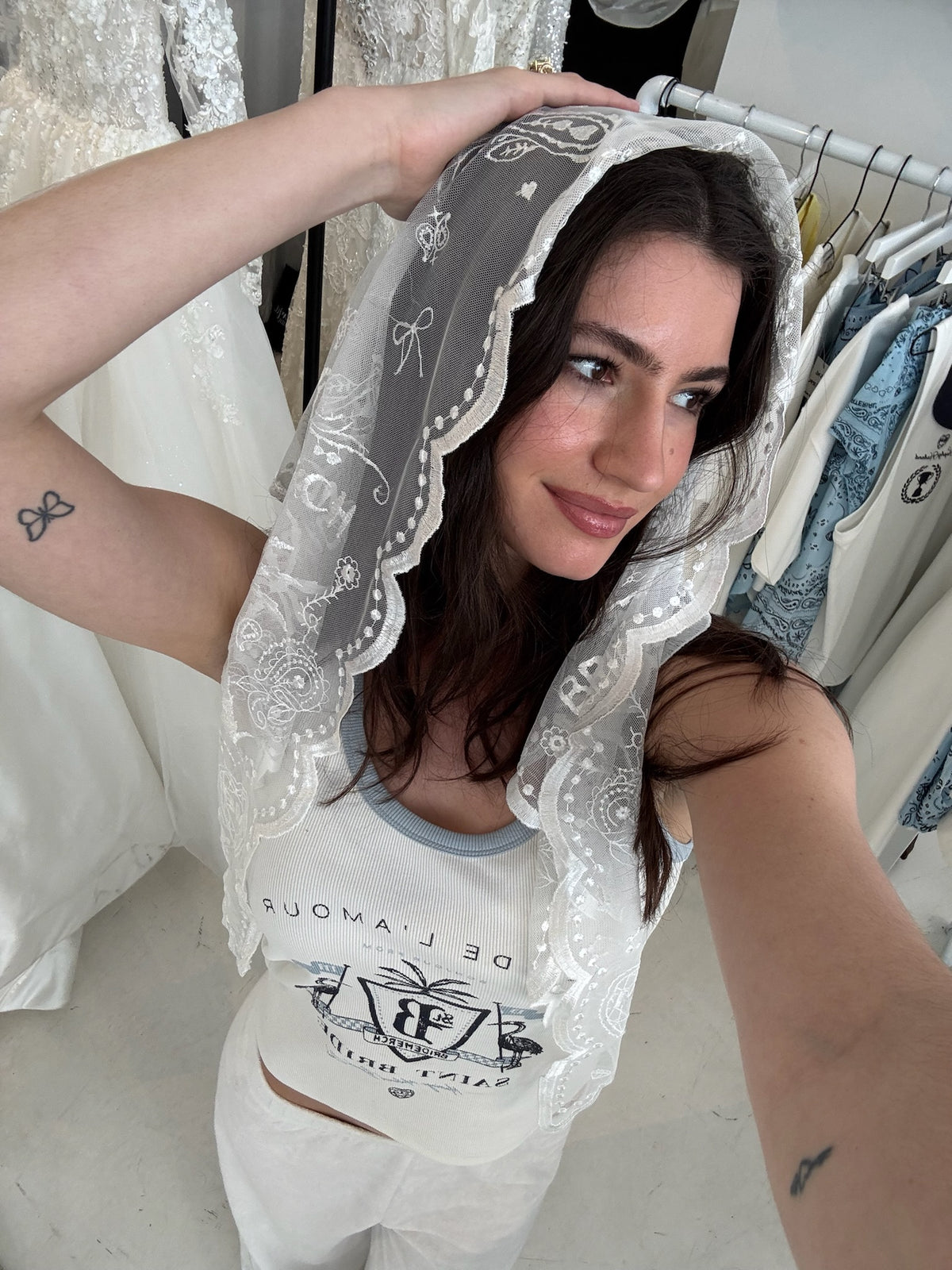 BANDANA EMBROIDERED HEAD SCARF