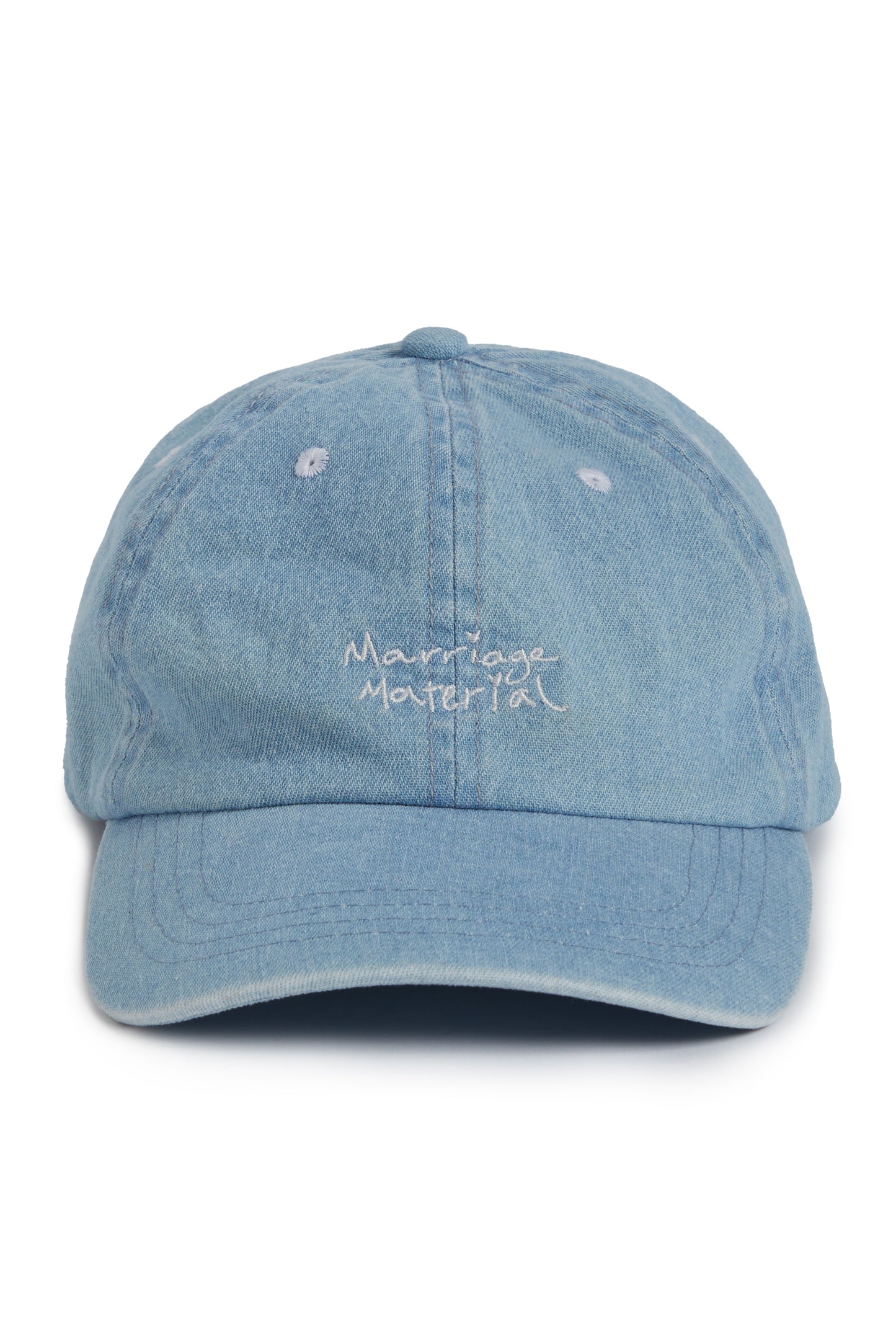 MARRIAGE MATERIAL DAD HAT/DENIM