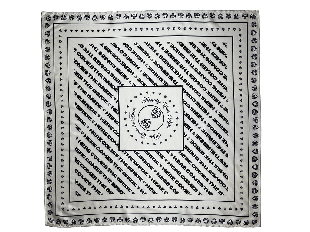 HERE COMES THE BRIDE SCARF