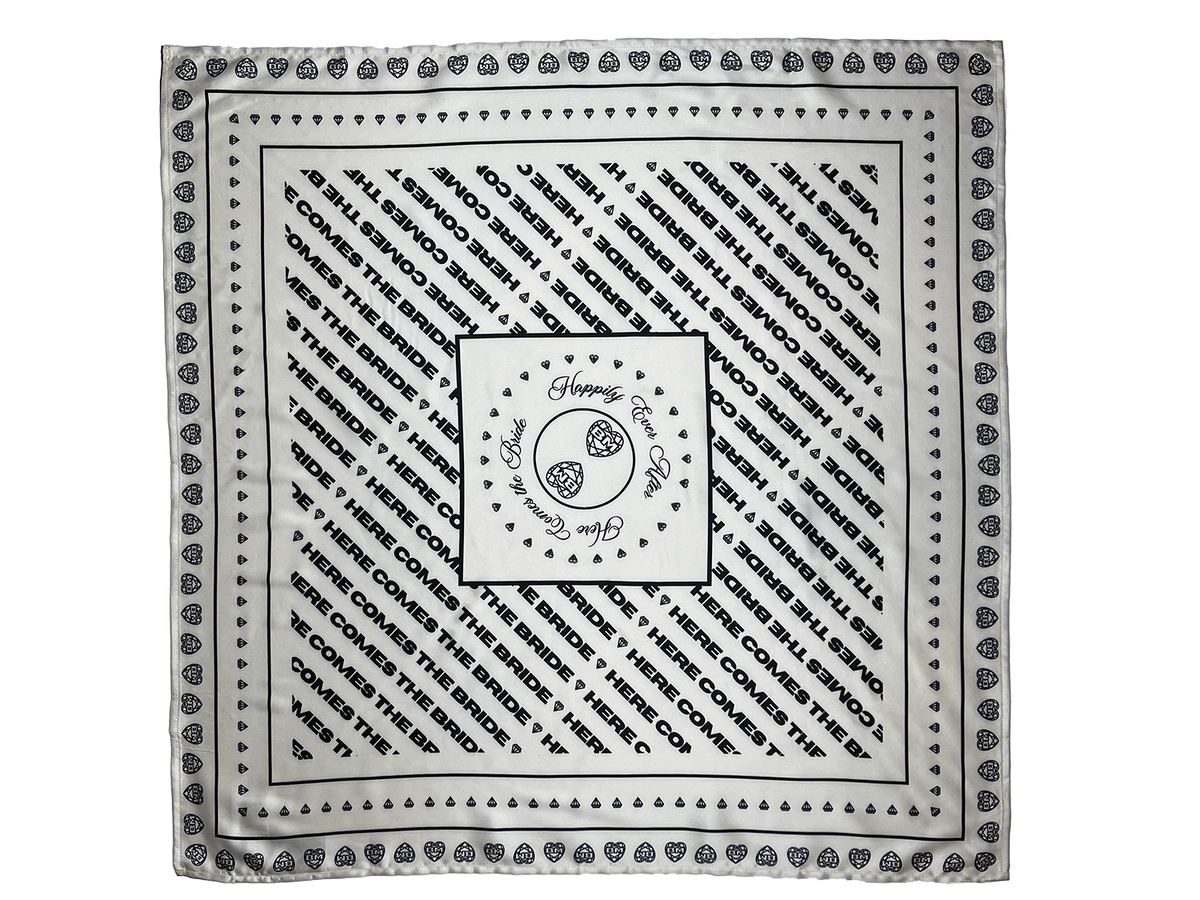 HERE COMES THE BRIDE SCARF