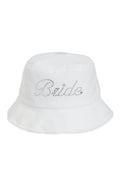BRIDE RHINESTONE (REVERSIBLE) BUCKET HAT
