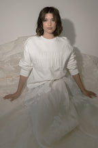 MARRIAGE MATERIAL™ Collection OVERSIZE CREWNECK (WHITE)