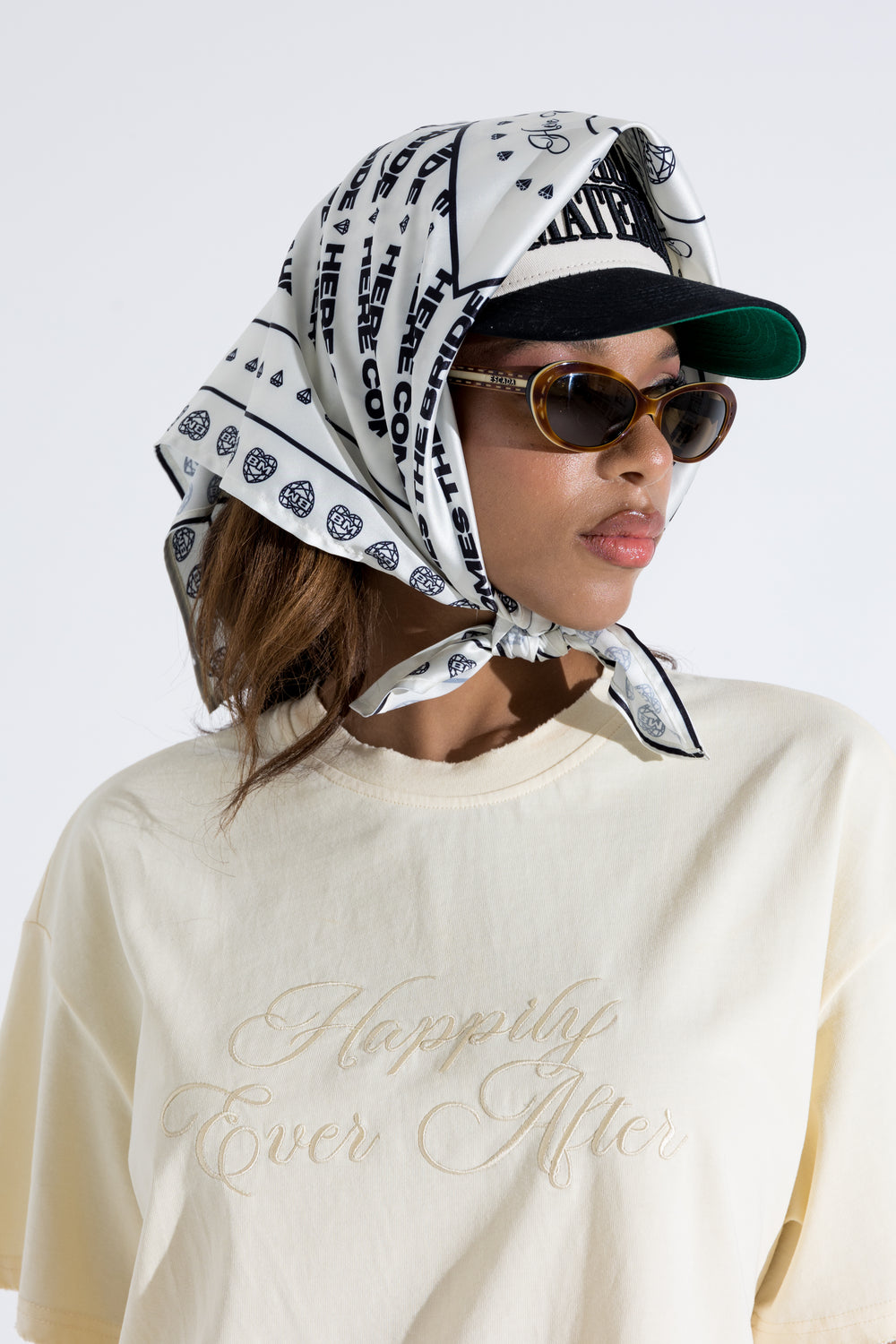 HERE COMES THE BRIDE SCARF