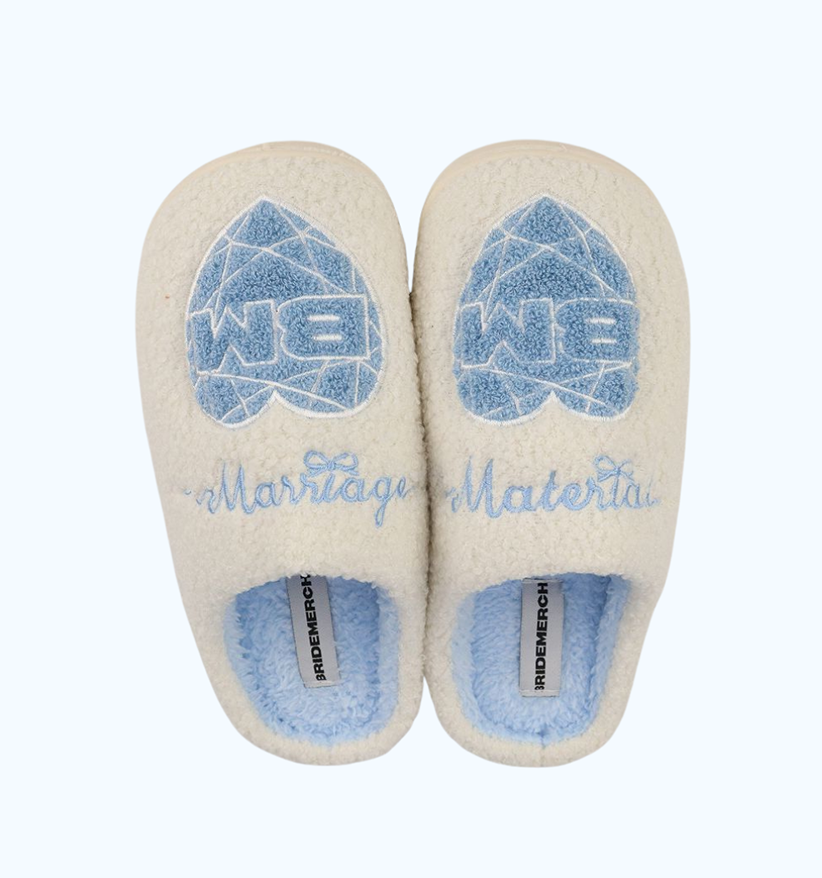 MARRIAGE MATERIAL SLIPPERS